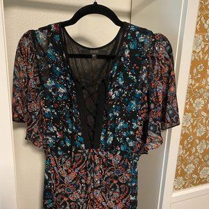 Floral Maxi Dress - Guess, SZ M
